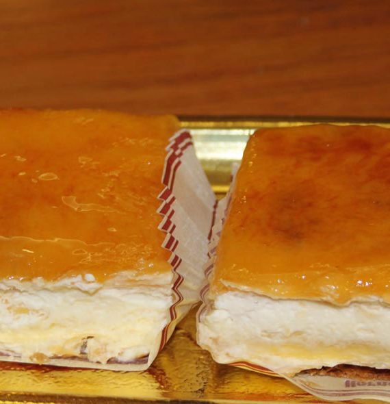 Milhojas de Crema, Nata y Yema