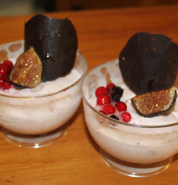 Mousse de Frambuesa e Higos