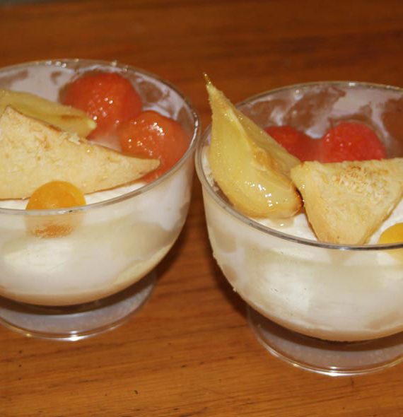 Mousse de Maracuyá y Melón