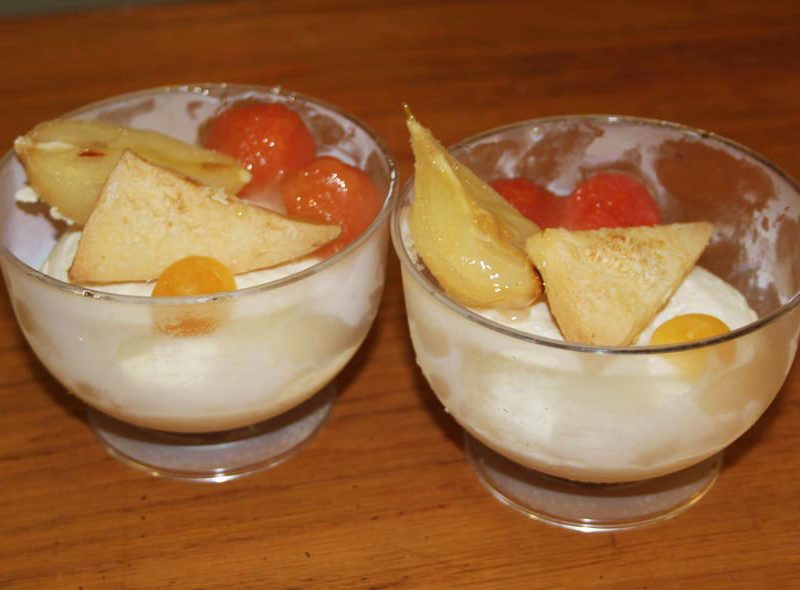 Mousse de Maracuyá y Melón