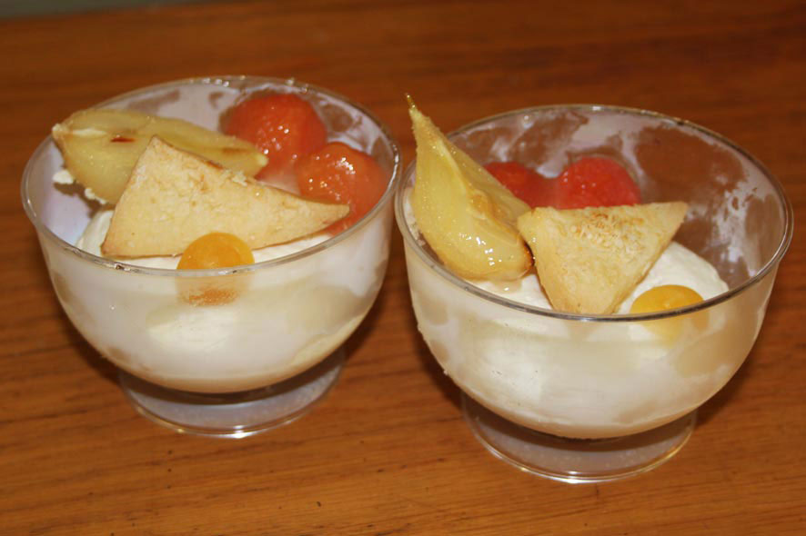 Mousse de Maracuyá y Melón