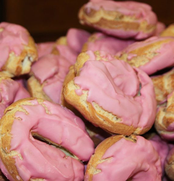 Rosquillas de San Blas de Fresa