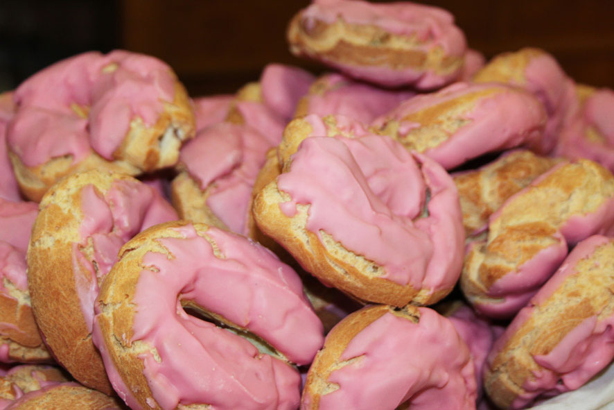 Rosquillas de San Blas de Fresa