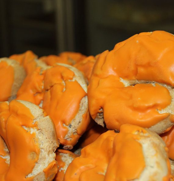 Rosquillas de San Blas de Naranja