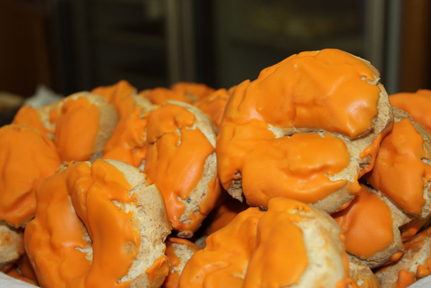 Rosquillas de San Blas de Naranja