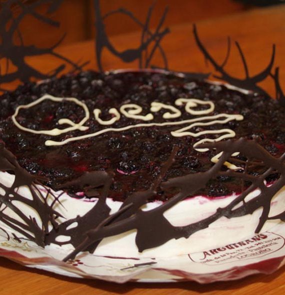 Tarta de Queso y Arándanos