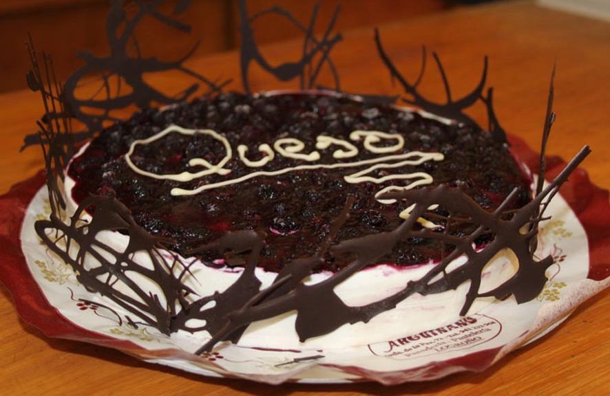 Tarta de Queso y Arándanos