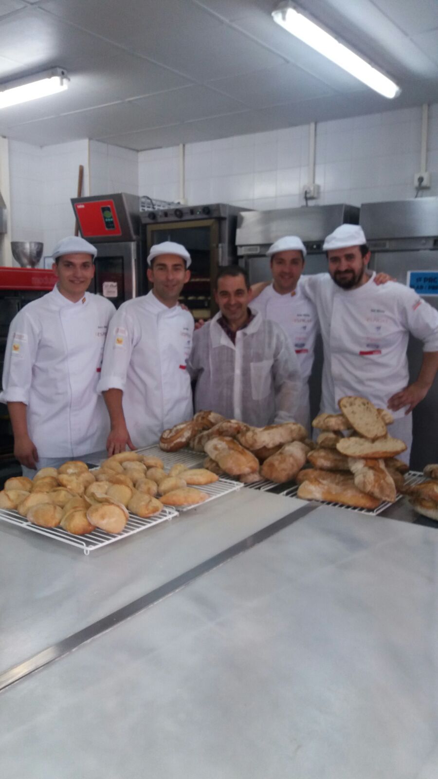Entrenamiento de la Selección Nacional de Panaderos en La Rioja