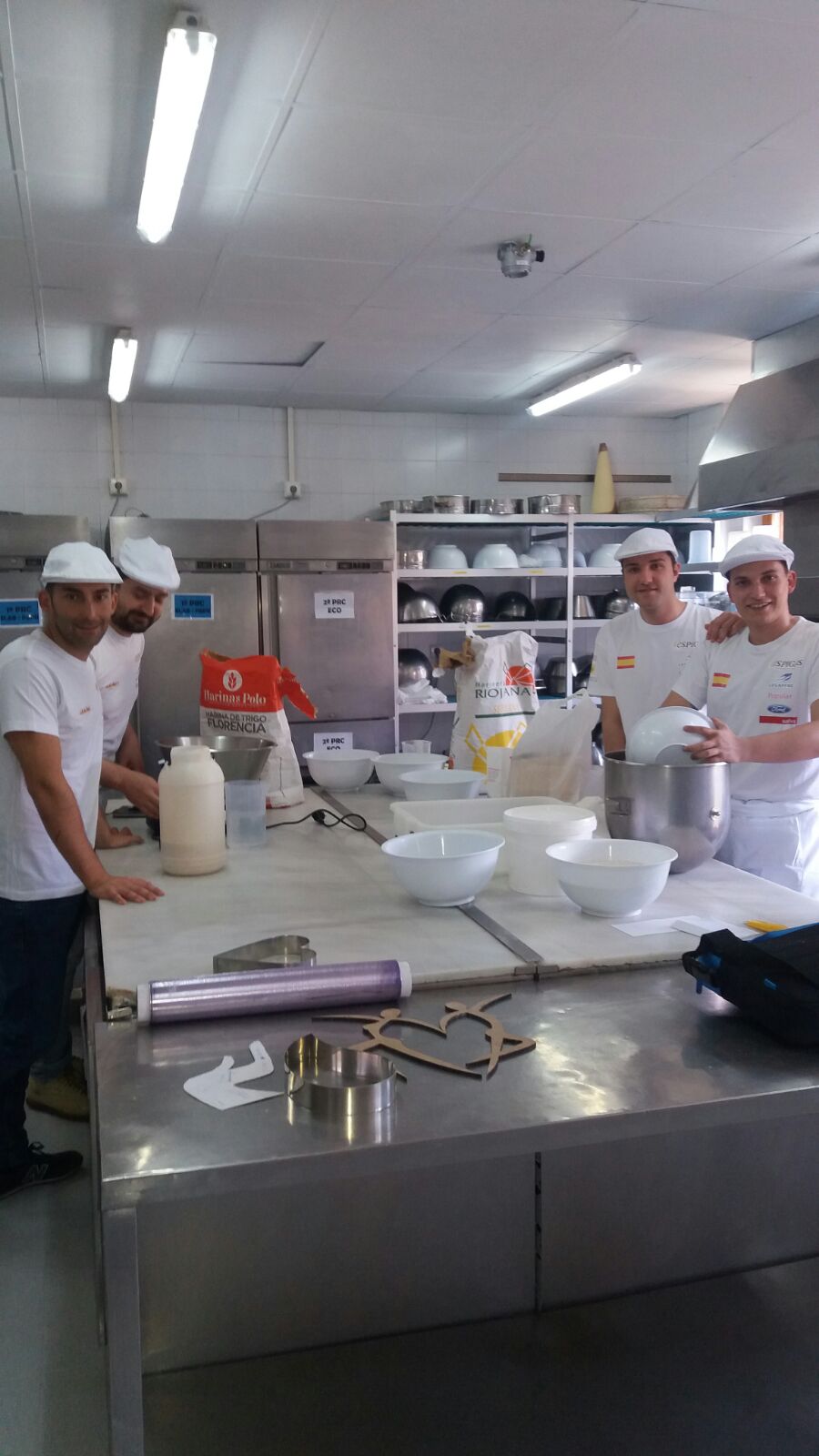 Entrenamiento de la Selección Nacional de Panaderos en La Rioja